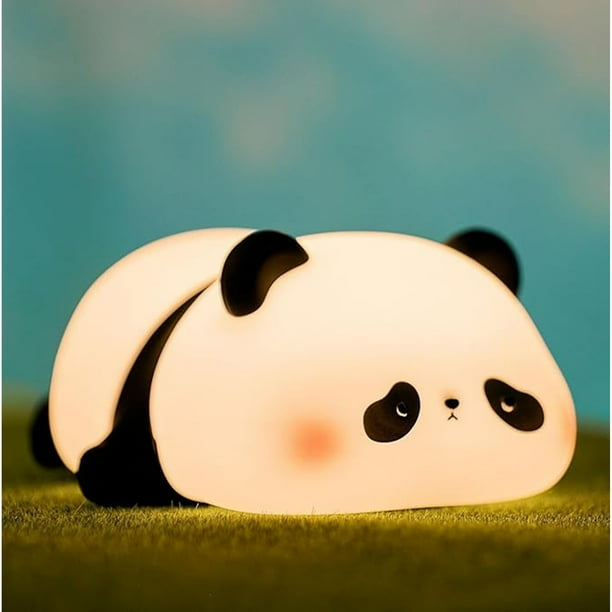 Luz Nocturna Led Recargable Usb En Forma De Panda - Luz Ajustable, Regalo Ideal Para Niños Y Niñas