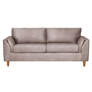 Latam Home - Sofa Milan 3C Con Resortes Pocket Cuero Kentucky Gris