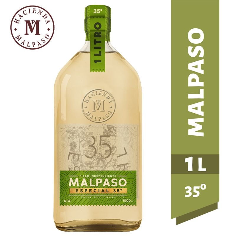 Mal Paso - Pisco Especial 35° Botella