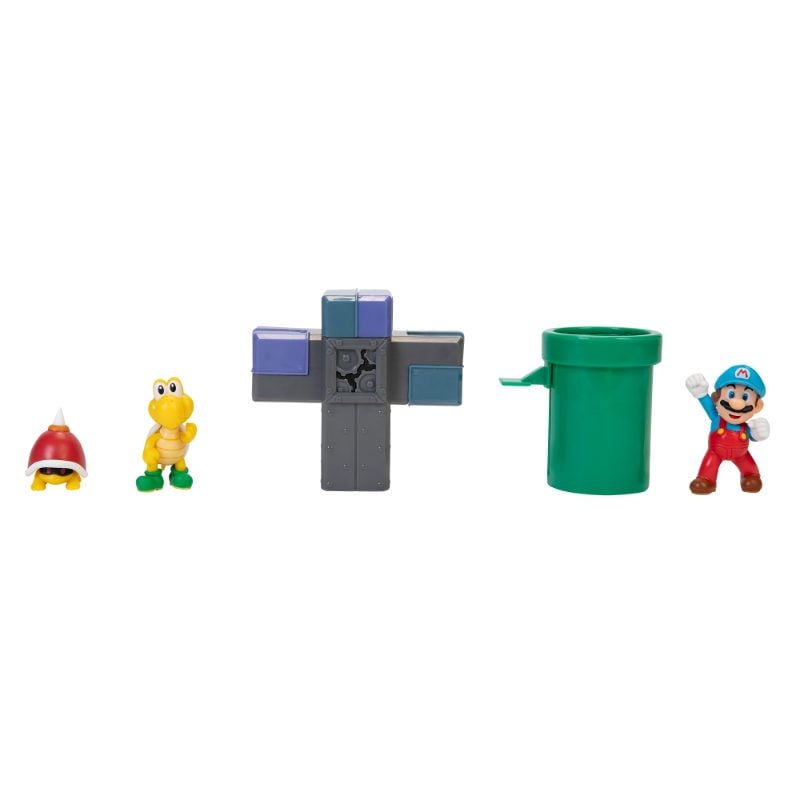 Nintendo - Figura De Acción Super Mario Underground Diorama.