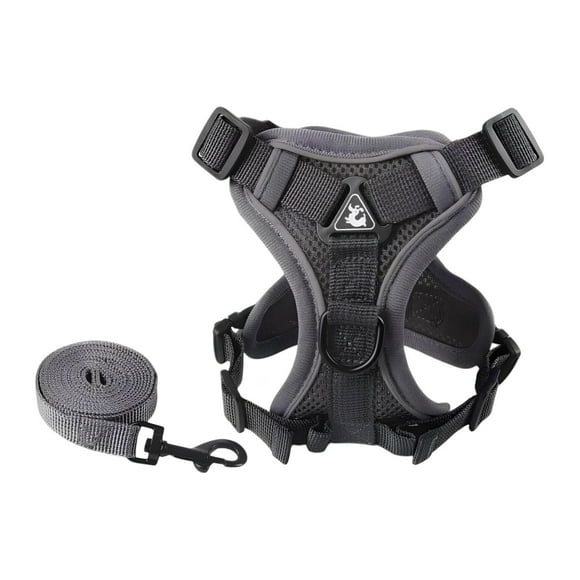 Arnés Para Perro Ajustable Con Correa Reflectantes XL