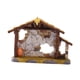 thumbnail image 4 of Decoración navideña para belén, pesebre, casa, caseta de jardín, accesorio ligero con detalles vibrantes, regalo para coleccionistas, 8,5 cm de alto, 4 of 5