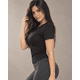 thumbnail image 2 of Polera Deportiva Femenina Cuello Redondo Ajustada Transpirable, 2 of 4