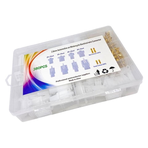 Ioensy - Terminal De Conexión Eléctrica Del Coche Del Zócalo Del Conector Del Cable De 2,8 Mm Para La Bicicleta