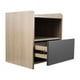 thumbnail image 2 of Velador Moderno Nordico Gris Sobrio 2 Niveles 1 Cajon 43x40x50, 2 of 3
