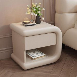 Santú Home & Deco - Velador Gardenia Derecho Ecocuero