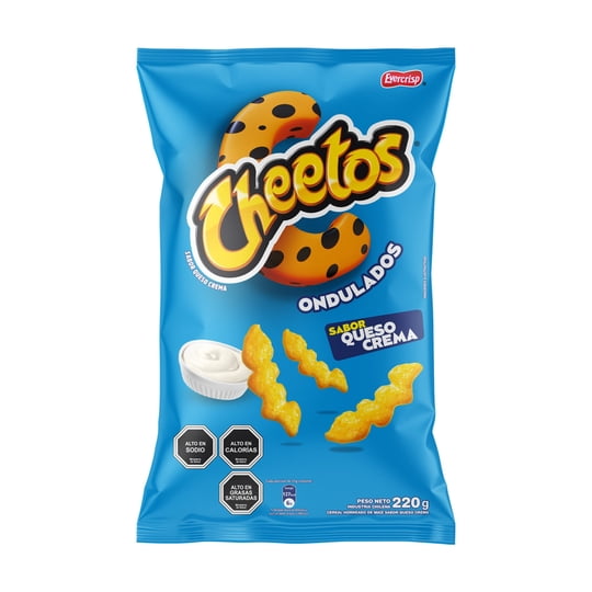 Cheetos Sabor Queso Crema 220 g Evercrisp