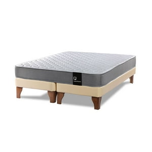 Latam Home - Cama Europea Zen Best Tela Pu Beige 2Pza
