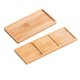 thumbnail image 4 of Bandeja De Ba?o De Madera De 2 Piezas, Plato De Tocador, Soporte De Jabón Rectangular, 4 of 5