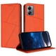 thumbnail image 1 of Funda Cartera Magnética para Motorola MOTO G14 Protección Antichoque con Ranuras Naranja, 1 of 6