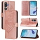 thumbnail image 5 of Funda cartera mariposa para Samsung Galaxy M36 con soporte y ranuras para tarjetas Oro rosa, 5 of 5