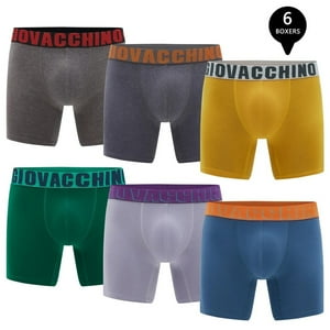 Giovacchino - Pack De 6 Boxer Medio Algodon Hombre