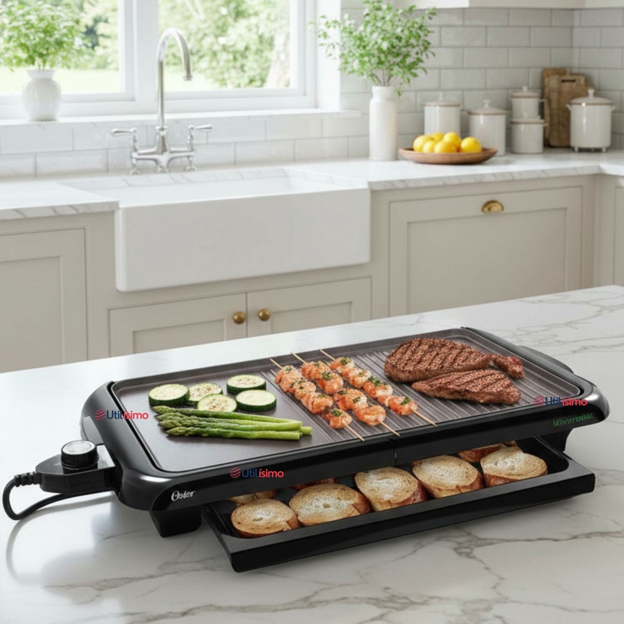 Parrilla Eléctrica Oster® Bioceramic® Ckstgr5085