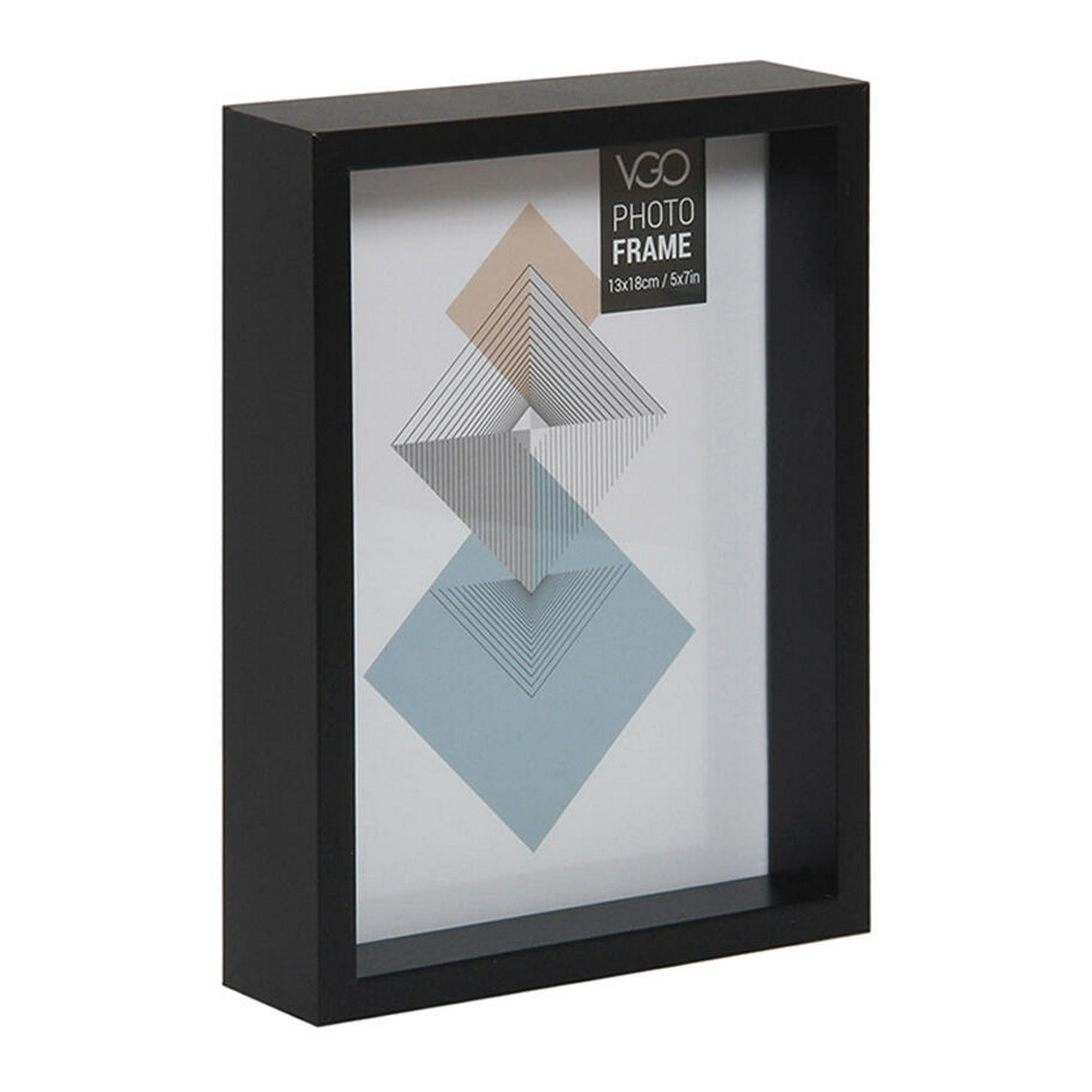 Vgo - Marco 30x40 Madera Box Pf-9402.85 Negro