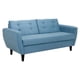 thumbnail image 2 of Sofa Bote 3c Felpa 00 Azul Petroleo, 2 of 6