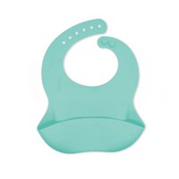 Crusec - Babero Impermeable Para Bebes De Silicona Lavable - Verde