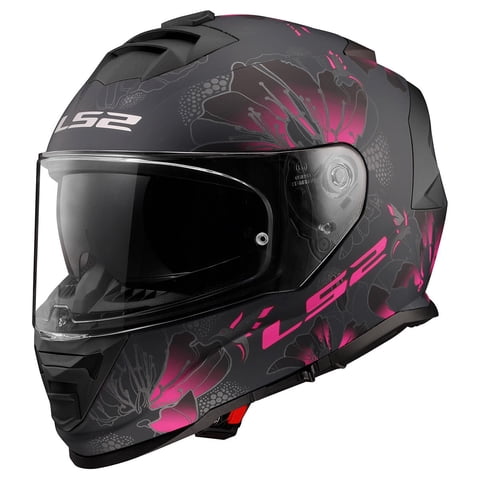 Casco Ls2 Assault Integral Con Visera Solar Mate Negro