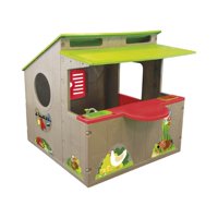Paradiso - Casa De Juegos Kiosko Para Niños 139X118X120 Cms Multicolor Tamaño Único