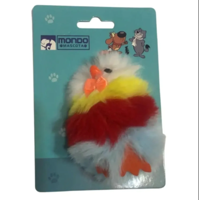 Genérico - Juguete Peluche Para Gatos Peludo Forma Pollito