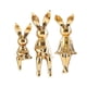 thumbnail image 1 of 3 Uds Estatuas De La Familia De Conejos Figuritas Animal Figura Dormitorio Conejo Escultura Aureate, 1 of 2