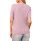 thumbnail image 3 of INSPIRE CHIC Suéter de Manga Corta para Mujer Cuello Redondo Otoño Invierno Tejido Casual Suéteres Top XL Púrpura Claro, 3 of 6