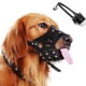 thumbnail image 2 of Bozal para perro de piel sintética antimordeduras y antiingestión, antiladridos para perros medianos y grandes., 2 of 8