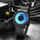 thumbnail image 3 of RELOJ SINOBI de Diseño Creativo con Malla de Acero Negro y Azul, 3 of 7
