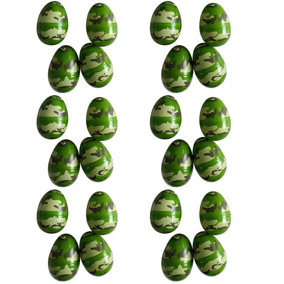 Huevos de Pascua EasterEggs 24 piezas Camuflaje Rellenables