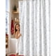 thumbnail image 3 of Cortina para Ducha Navideña 180x180 cm Impermeable con Argollas y Forro, 3 of 6