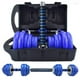 thumbnail image 2 of Set Mancuernas De Metal Cromadas 20 Kg Con Barra Plateado, 2 of 6