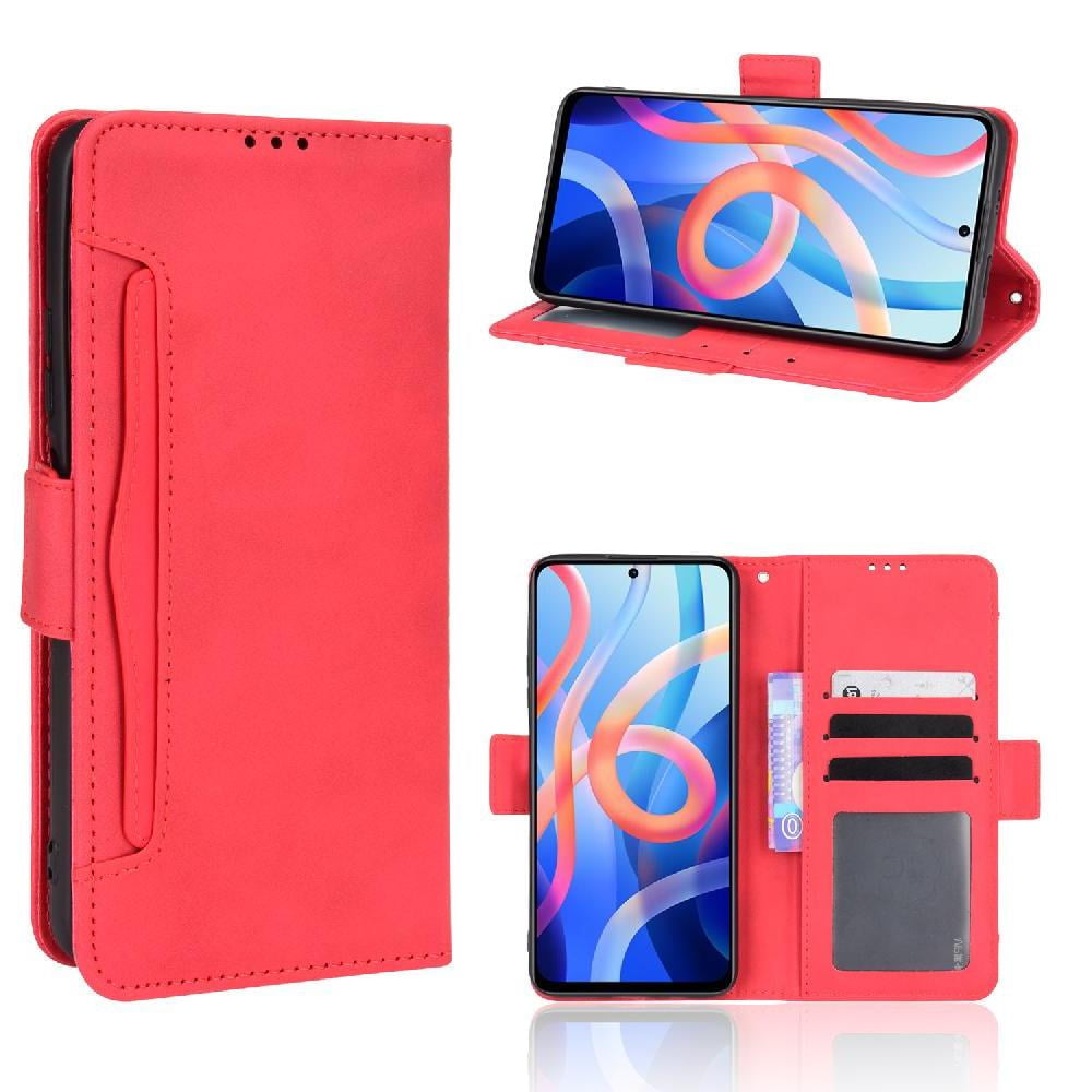 Funda Tipo Billetera Foxdock Para Xiaomi Redmi 10 5g – Tapa Flip Con Tarjetero