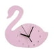 thumbnail image 3 of Reloj De Pared Con Diseño De Cisne, Reloj Decorativo Con Animales Silenciosos Para Habitación De Niños, Dormitorio, Rosa, 3 of 3