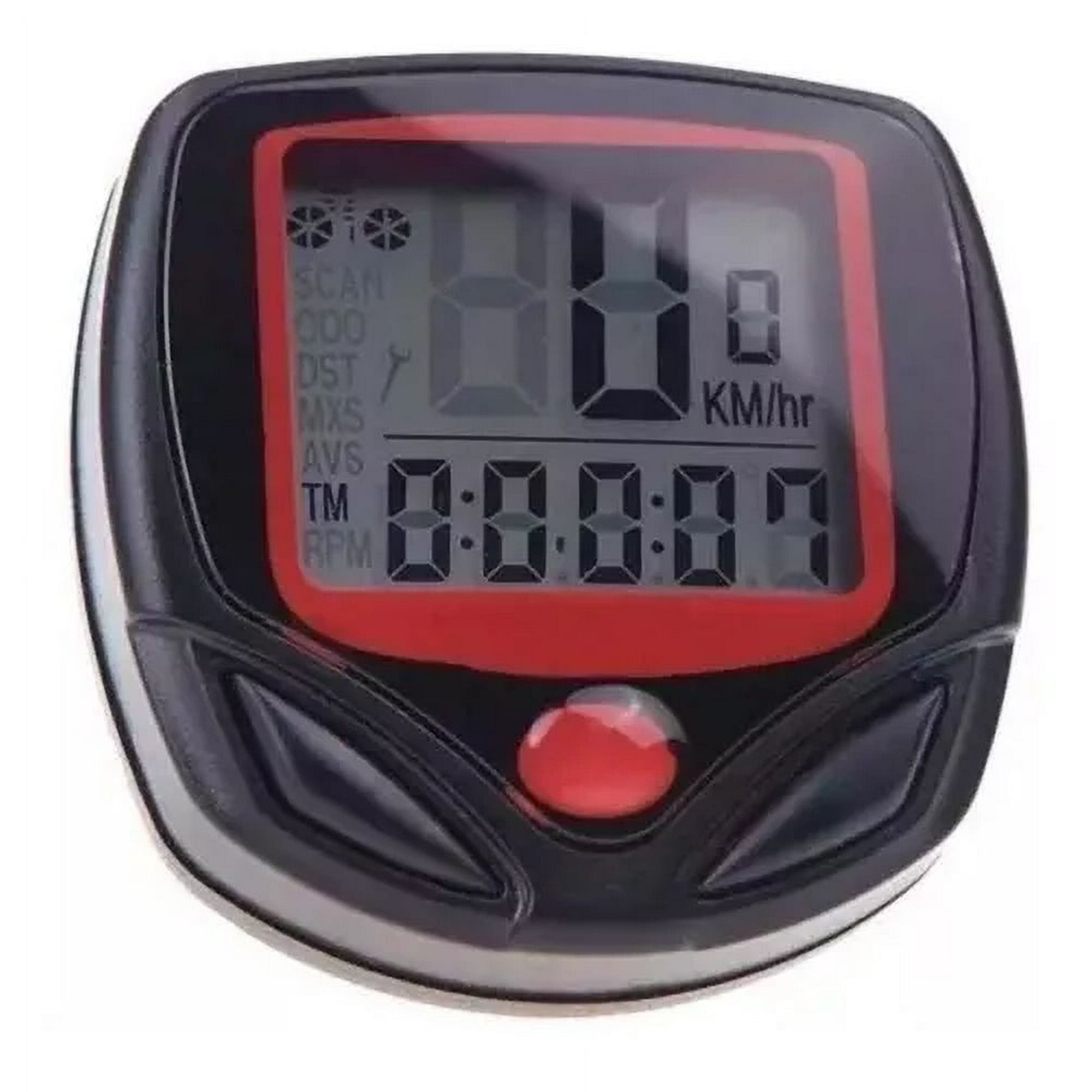 Impormaipu - Velocímetro Ciclocomputador Bicicleta Odometro Cableado (rojo)