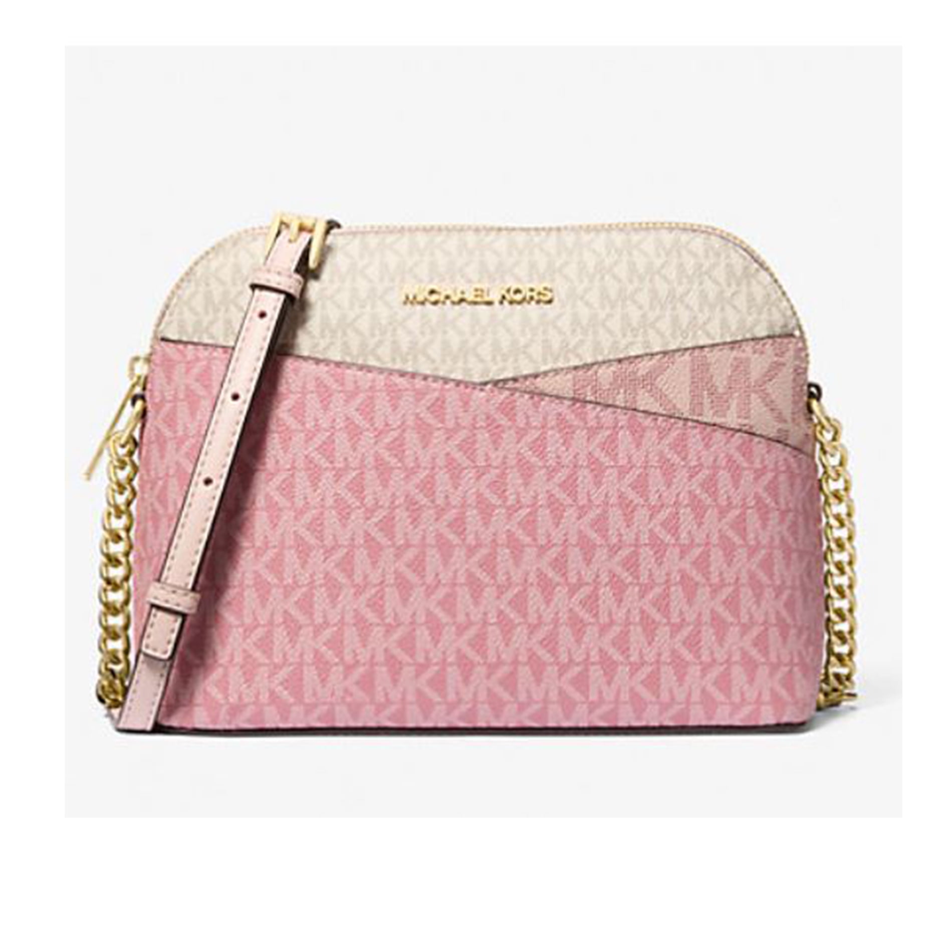 Cartera Michael Kors Jet Set Travel M Crossbody Color Rosado
