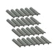 thumbnail image 3 of Mini Ladrillos Tejas Para Techo Decoración De Casa De Muñecas Decoración DIY Para Paisaje Construcción Accs 50 Tejas Cilíndricas, 3 of 5