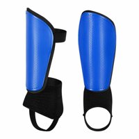 Magideal - Protector De Espinilla De Fútbol Profesional, Fácil De Usar, Cubierta De Espinilla De Fútbol Portátil, Suave Para Fútbol, Caminar, Baloncesto, Viajes, Azul L