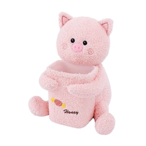 Bothyi - Caja De Pañuelos Creativa Cubo De Basura Cubo De Basura Reposabrazos De Coche Caja De Almacenamiento Decoración Alcancía