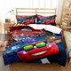 thumbnail image 1 of Cars Lightning McQueen series cartoon animation bedding set soft and comfortable polyester 3D digital king size printing Bed Sheets, 1 of 5