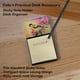 thumbnail image 2 of Dispensador recargable con soporte para notas adhesivas Goldfinch Caroline's, 2 of 7