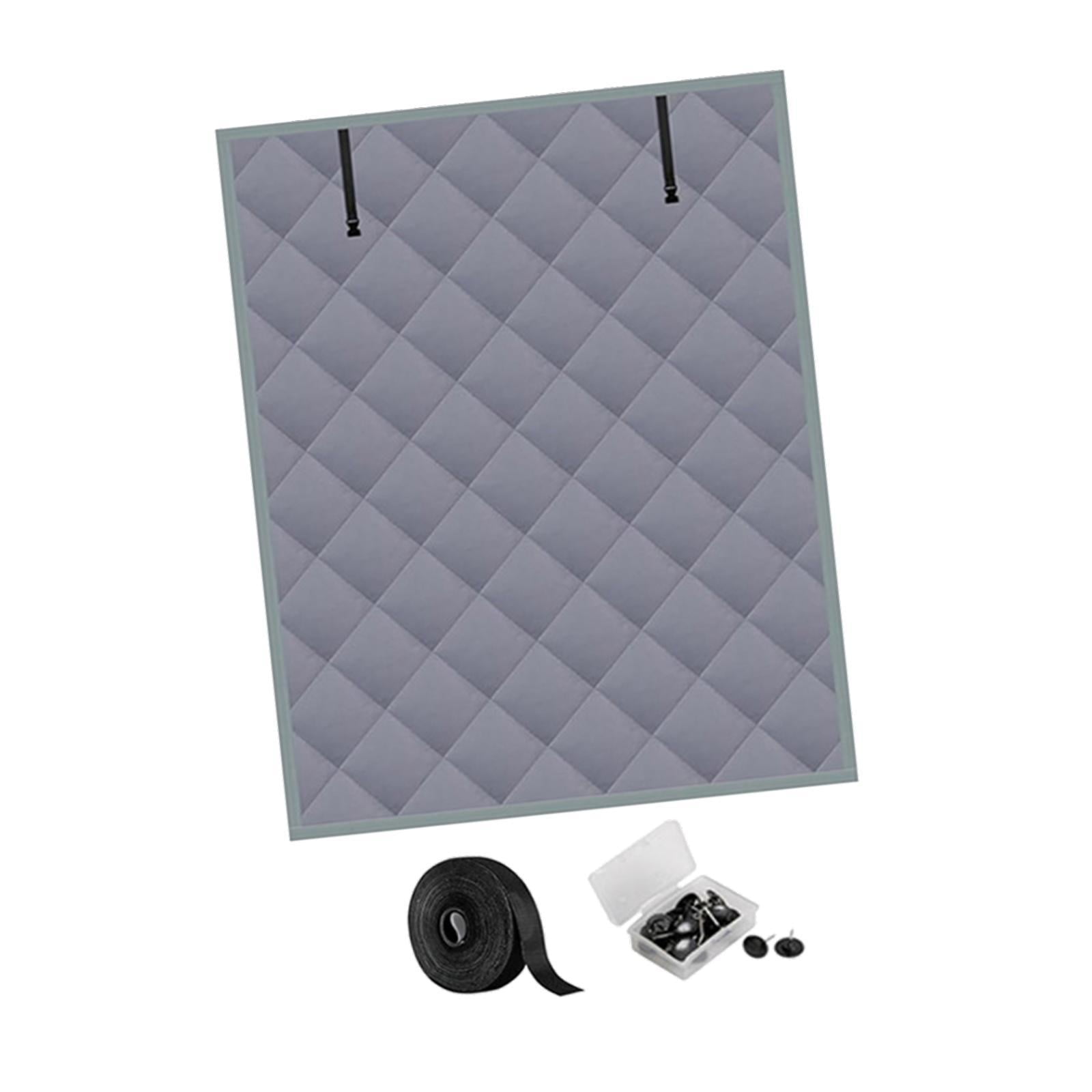 Magideal - Cubierta Térmica Para Ventana, Cubierta Para Ventana De Algodón Grueso, Resistente Para Impermeabilización, Aislamiento De Ventanas, Cubierta Aislante 47x63 Pulgadas