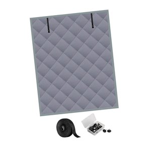 Magideal - Cubierta Térmica Para Ventana, Cubierta Para Ventana De Algodón Grueso, Resistente Para Impermeabilización, Aislamiento De Ventanas, Cubierta Aislante 47X63 Pulgadas