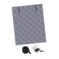 Magideal - Cubierta Térmica Para Ventana, Cubierta Para Ventana De Algodón Grueso, Resistente Para Impermeabilización, Aislamiento De Ventanas, Cubierta Aislante 47X63 Pulgadas