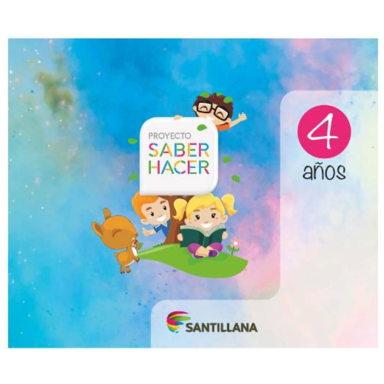 Santillana - Caja De Párvulo 4 Años - Saber Hacer Blanco