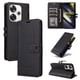 thumbnail image 1 of Premium Wallet Case for Xiaomi Poco F6 5G with Card Slots & Kickstand, Flip Cover Black, 1 of 6