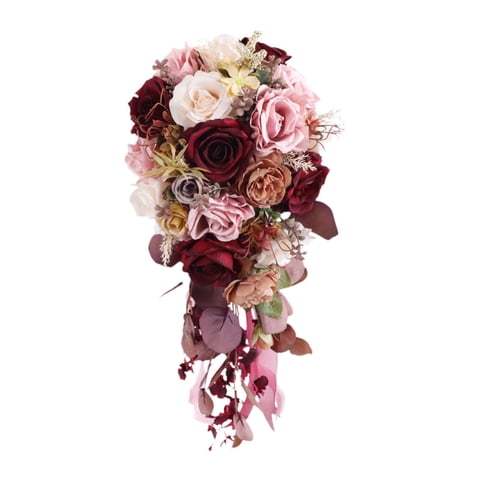 Bothyi - Ramo De Boda Para Novia, Flores Artificiales Para Decoración De Graduación, Fiesta