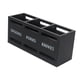 thumbnail image 2 of Soporte Para Utensilios De Cocina, Caja Organizadora De Cubiertos Resistente De 3 Rejillas Para Fiestas, Hogar Y Exteriores, Color Negro, 2 of 5