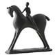 thumbnail image 5 of Escultura Abstracta De Caballo, Adorno De Mesa Para Estantería De Oficina, Color Negro, 5 of 5