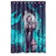 thumbnail image 1 of Cortina de ducha de anime sexy Blue Exorcist con ganchos, tamaño 48 x 72 pulgadas, 1 of 3