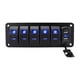 thumbnail image 1 of Panel De Interruptor De Balancín 4.2A Voltímetro De Cargador USB Doble Para Vehículos Marine 6 Pandilla, 1 of 5