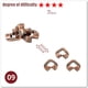 thumbnail image 1 of Classic IQ Metal Brain Teaser Magic Baffling Puzzles Game Toys For Children Adults Funny Gifts, 1 of 5
